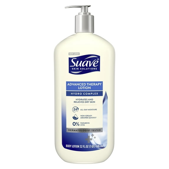 Advanced Therapy Lotion by Suave - Non-toxic Body Oils, Butters + Lotions product rated STOP by Million Marker, free from BPA, phthalates, and parabens