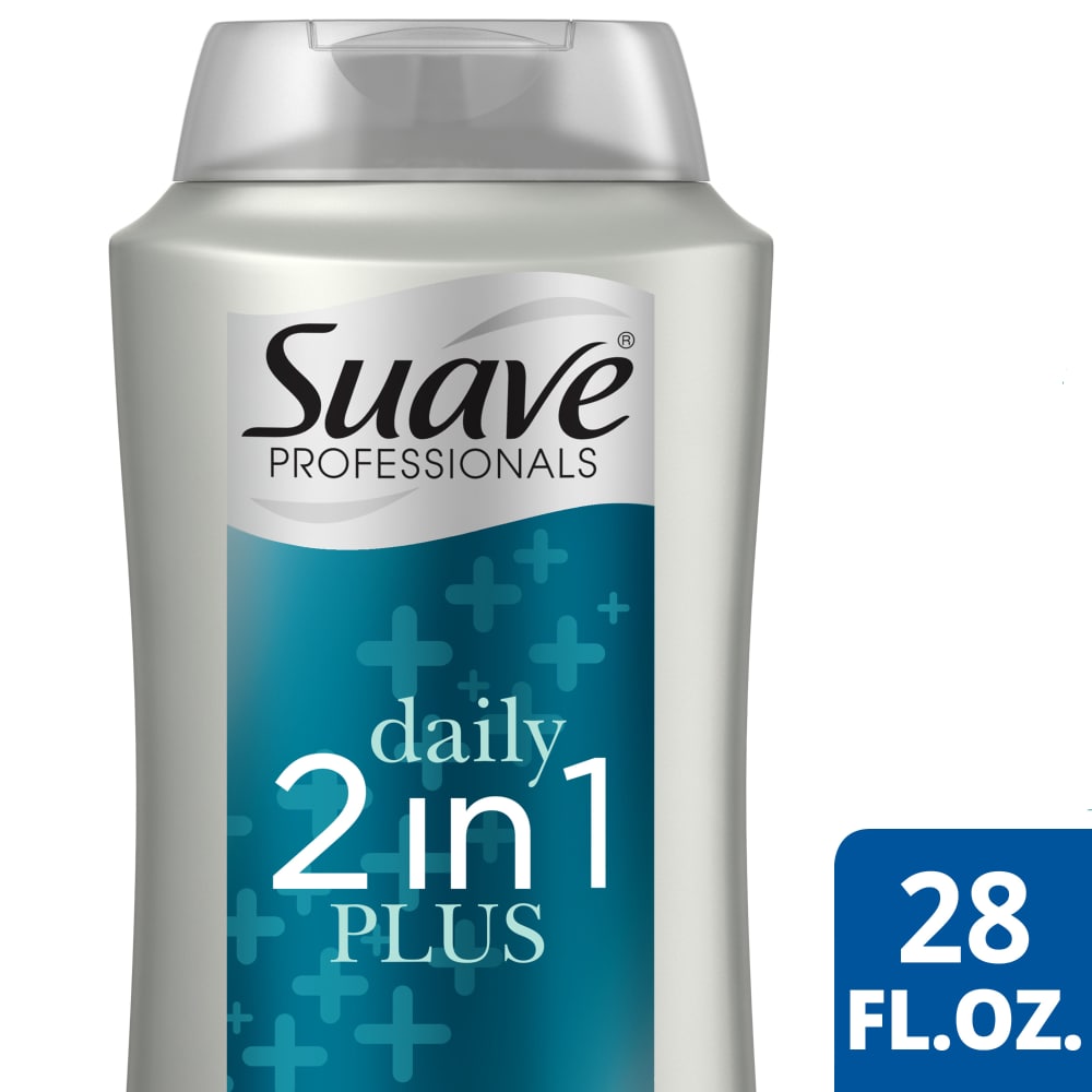 Daily 2 In 1 Plus Shampoo & Conditioner by Suave - Non-toxic Shampoos + Conditioners product rated STOP by Million Marker, free from BPA, phthalates, and parabens