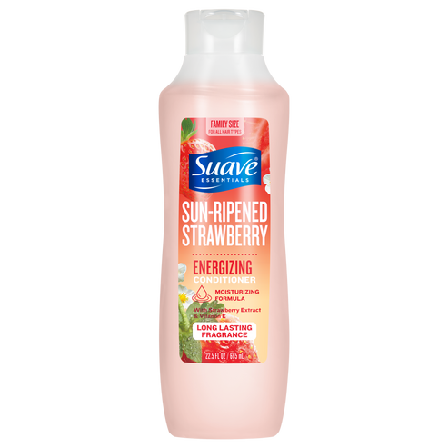 Essentials Energizing Conditioner – Sun-Ripened Strawberry by Suave - Non-toxic Shampoos + Conditioners product rated STOP by Million Marker, free from BPA, phthalates, and parabens