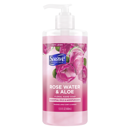 Floral Hand Soap - Rose Water & Aloe by Suave - Non-toxic Soaps + Body Washes product rated STOP by Million Marker, free from BPA, phthalates, and parabens