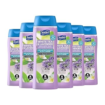 Gentle Body Wash - White Tea & Lavender by Suave - Non-toxic Soaps + Body Washes product rated STOP by Million Marker, free from BPA, phthalates, and parabens