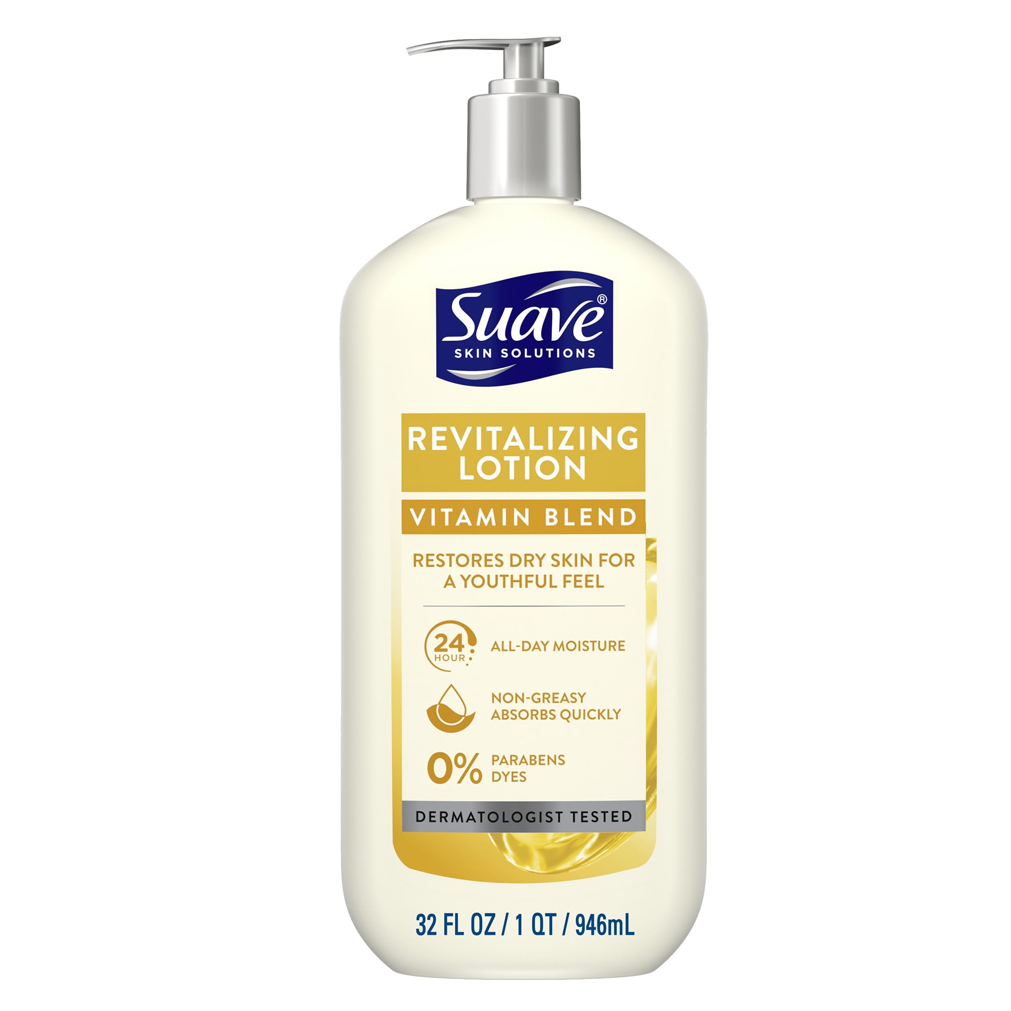 Revitalizing Lotion Vitamin Blend by Suave - Non-toxic Body Oils, Butters + Lotions product rated STOP by Million Marker, free from BPA, phthalates, and parabens