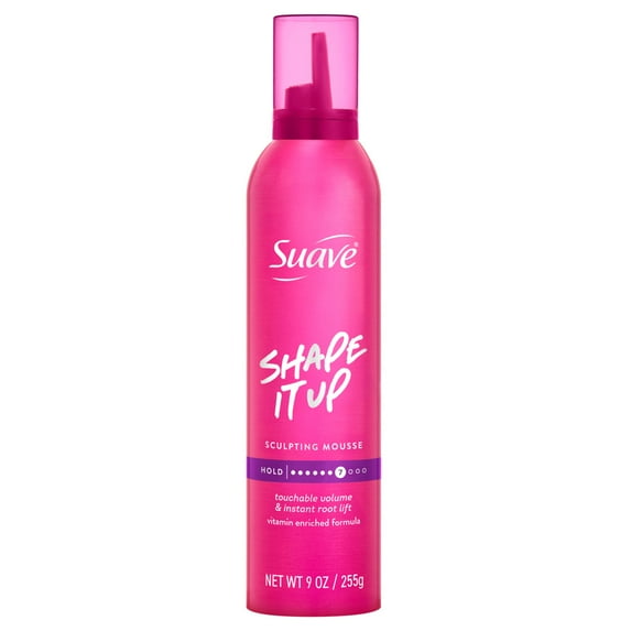 Shape It Up Sculpting Mousse by Suave - Non-toxic Hair Styling + Treatment product rated STOP by Million Marker, free from BPA, phthalates, and parabens