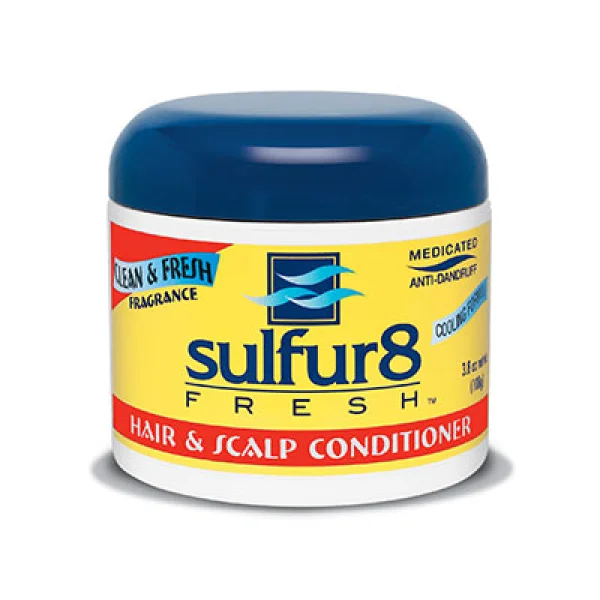 Fresh Medicated Anti-Dandruff Hair & Scalp Conditioner by sulfur8 - Non-toxic, STOP rated product free from harmful chemicals