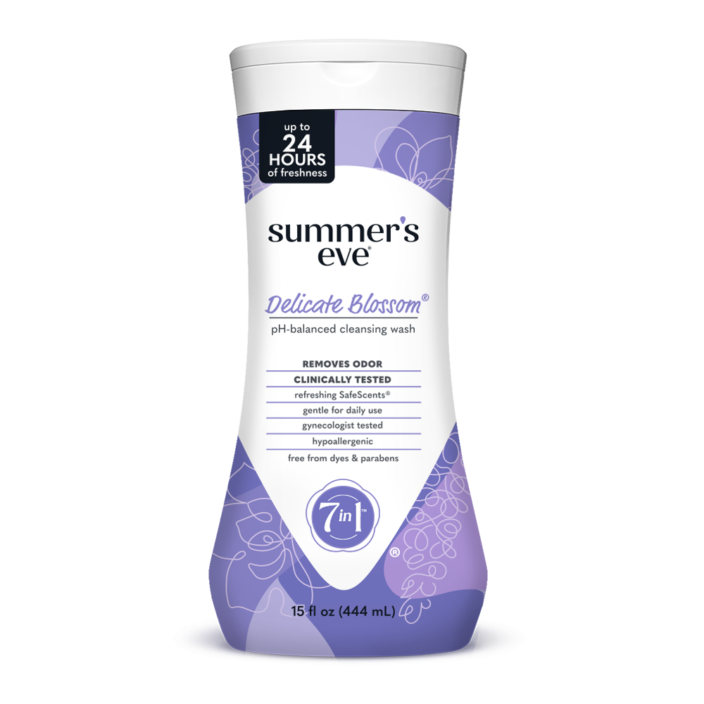 Daily Refreshing Wash - Delicate Blossom by summer's eve - Non-toxic Intimate Care product rated STOP by Million Marker, free from BPA, phthalates, and parabens