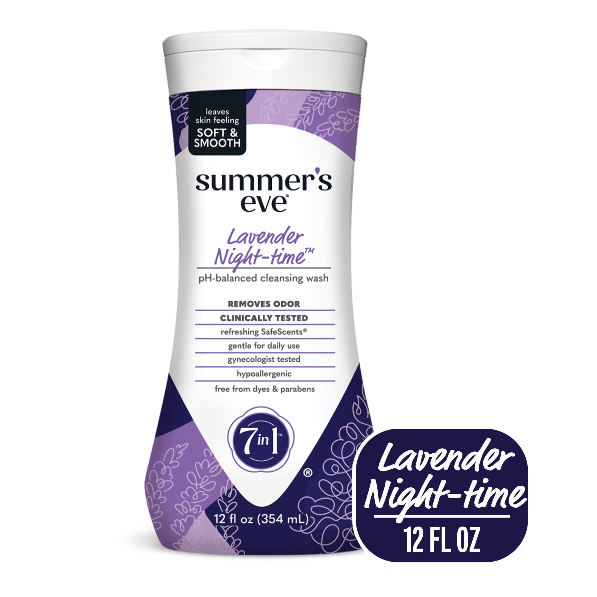 Night-Time Daily Refreshing Wash - Lavender by summer's eve - Non-toxic, STOP rated product free from harmful chemicals