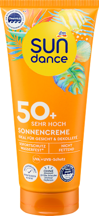 Sonnencreme 50+ by sun dance - Non-toxic Sunscreens product rated STOP by Million Marker, free from BPA, phthalates, and parabens