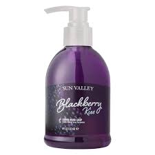 Liquid Hand Soap - Blackberry Kiss by SUN VALLEY - Non-toxic Soaps + Body Washes product rated STOP by Million Marker, free from BPA, phthalates, and parabens