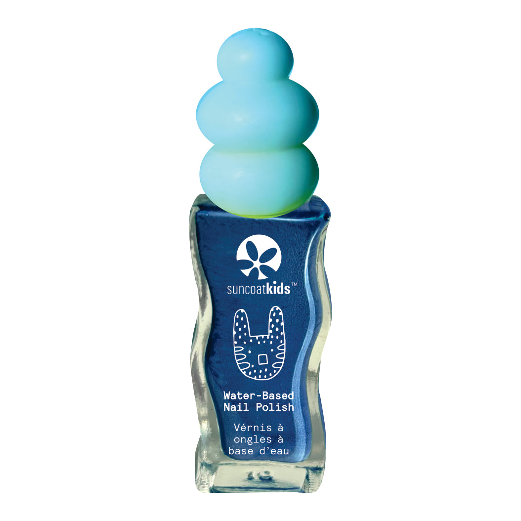 Kids Mermaid Blue Water-based Nail Polish by Suncoat - Non-toxic, GO rated product free from harmful chemicals