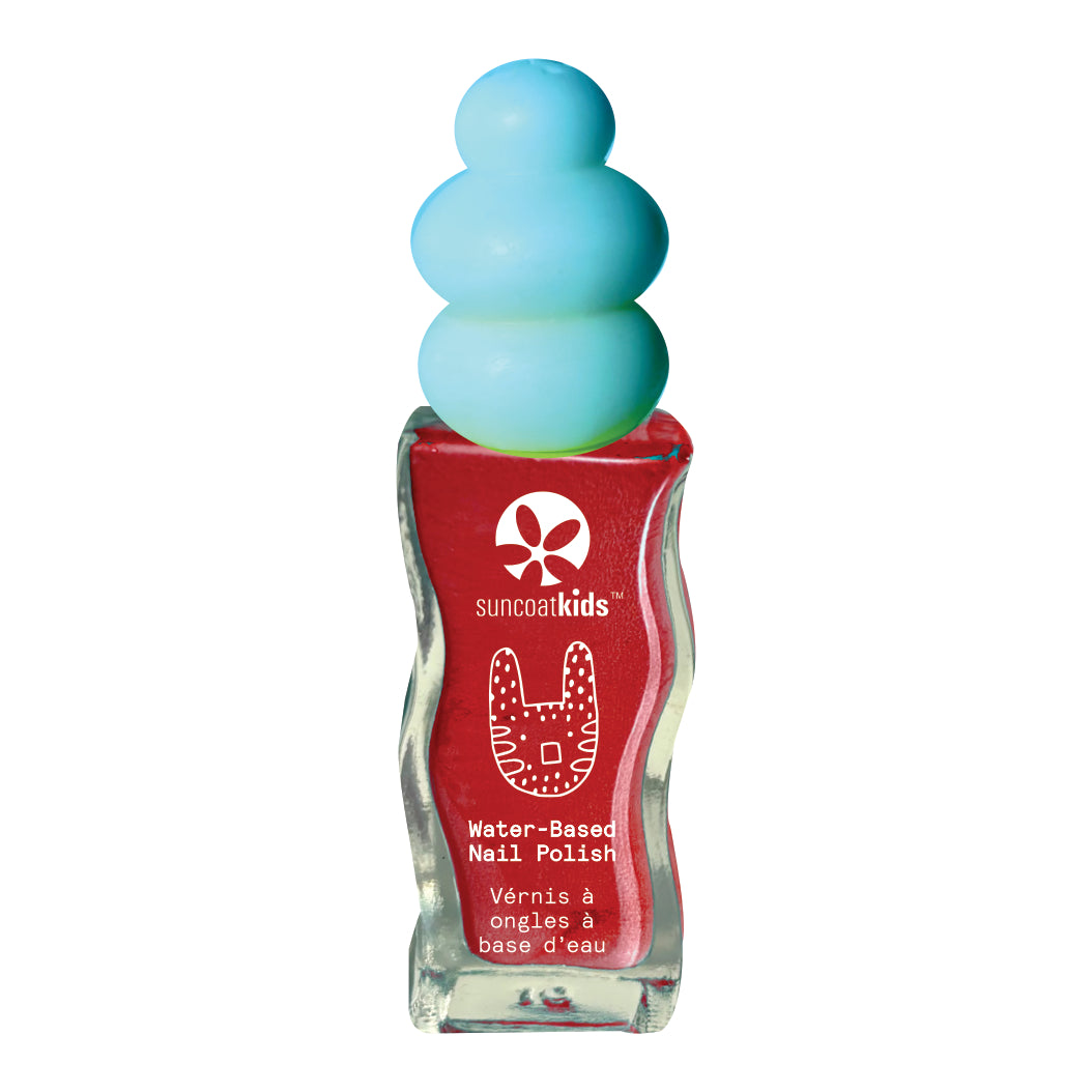 Kids Strawberry Delight Water-based Nail Polish by Suncoat - Non-toxic, GO rated product free from harmful chemicals