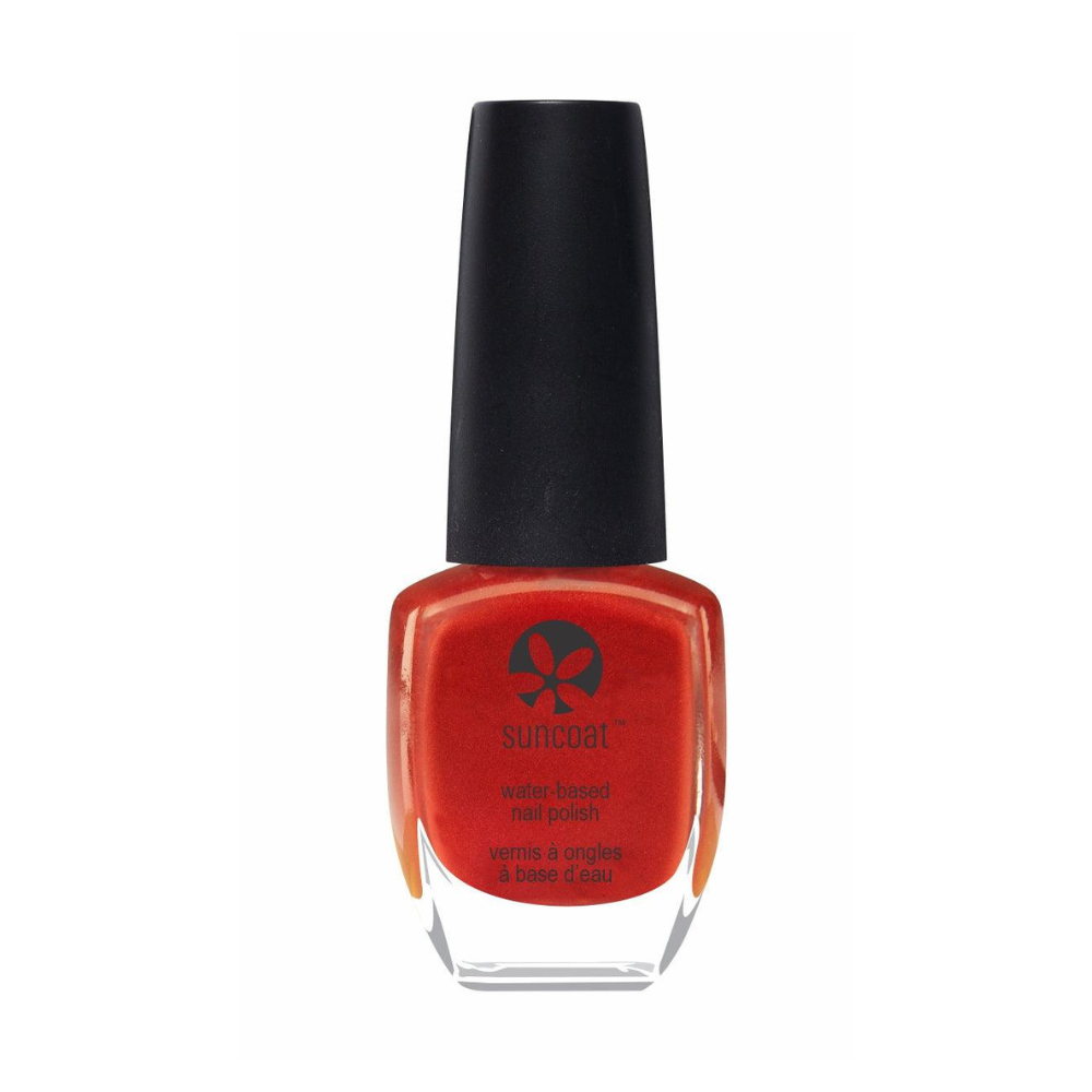Poppy Red Water-based Nail Polish by Suncoat - Non-toxic, GO rated product free from harmful chemicals
