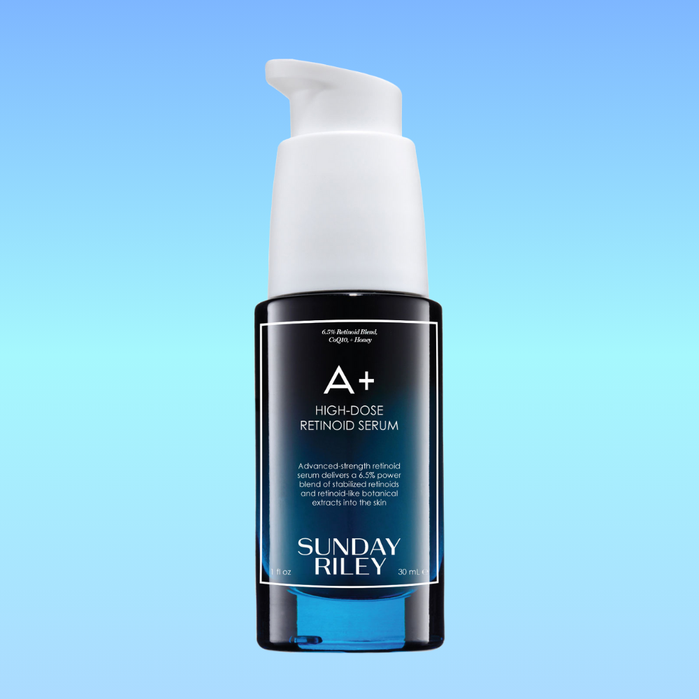 A+ High-Dose Retinoid Serum by SUNDAY RILEY - Non-toxic Facial Care product rated STOP by Million Marker, free from BPA, phthalates, and parabens