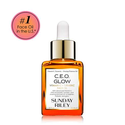 C.E.O. Glow Vitamin C + Turmeric Face Oil by SUNDAY RILEY - Non-toxic, SLOW rated product free from harmful chemicals