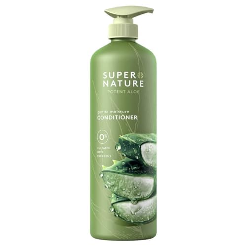 Potent Aloe Gentle Moisture Conditioner by SUPER NATURE - Non-toxic, STOP rated product free from harmful chemicals