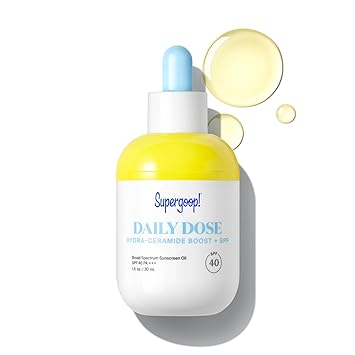 Daily Dose Hydra-Ceramide Boost + SPF 40 by Supergoop! - Non-toxic, STOP rated product free from harmful chemicals
