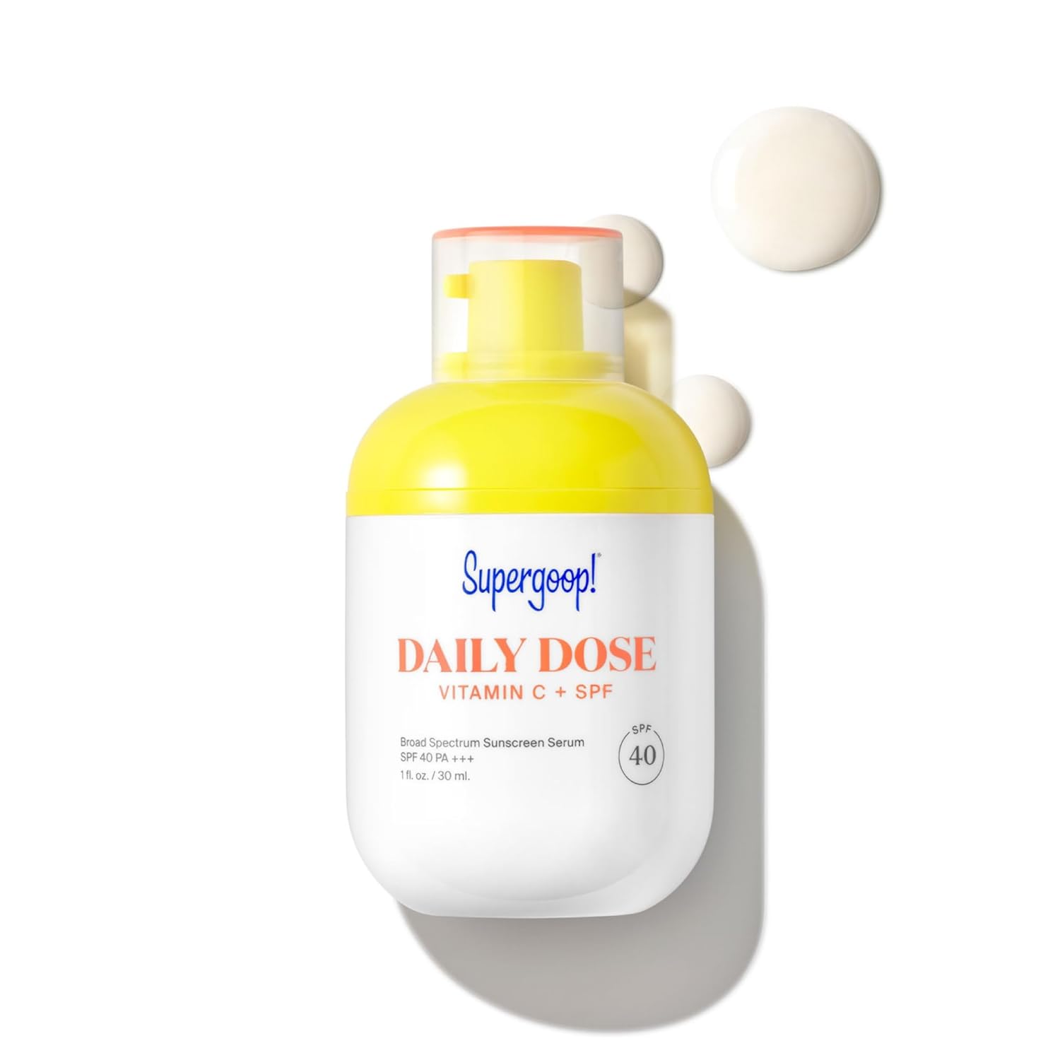 Daily Dose Vitamin C + SPF 40 Serum by Supergoop! - Non-toxic, STOP rated product free from harmful chemicals