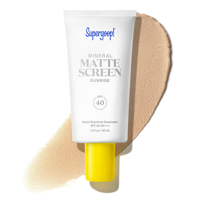 Mineral Mattescreen SPF 40 - Sunrise by Supergoop! - Non-toxic, SLOW rated product free from harmful chemicals