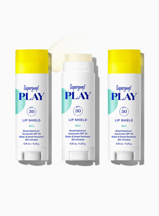 Play Lip Shield SPF 30 – Mint by Supergoop! - Non-toxic Lip Balms product rated STOP by Million Marker, free from BPA, phthalates, and parabens