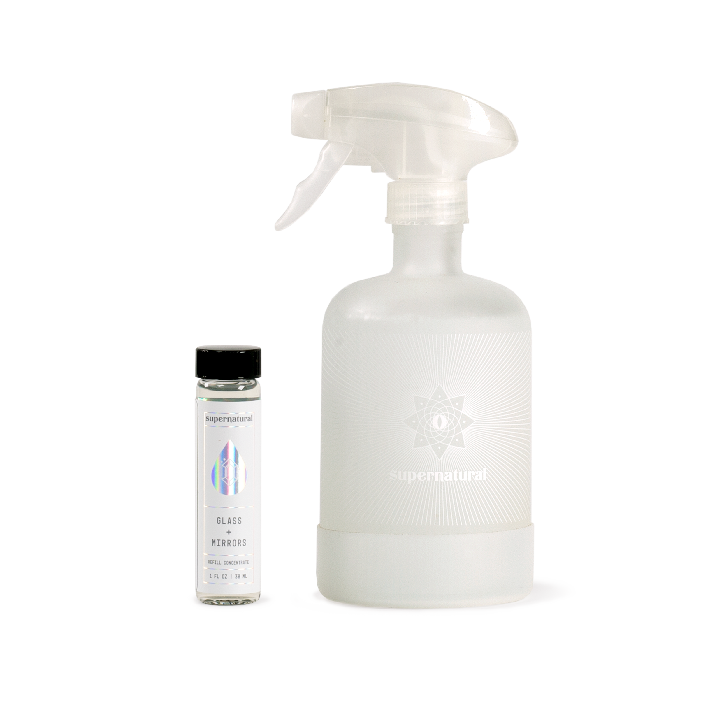 Glass + Mirrors Cleaning Concentrate by supernatural - Non-toxic, SLOW rated product free from harmful chemicals