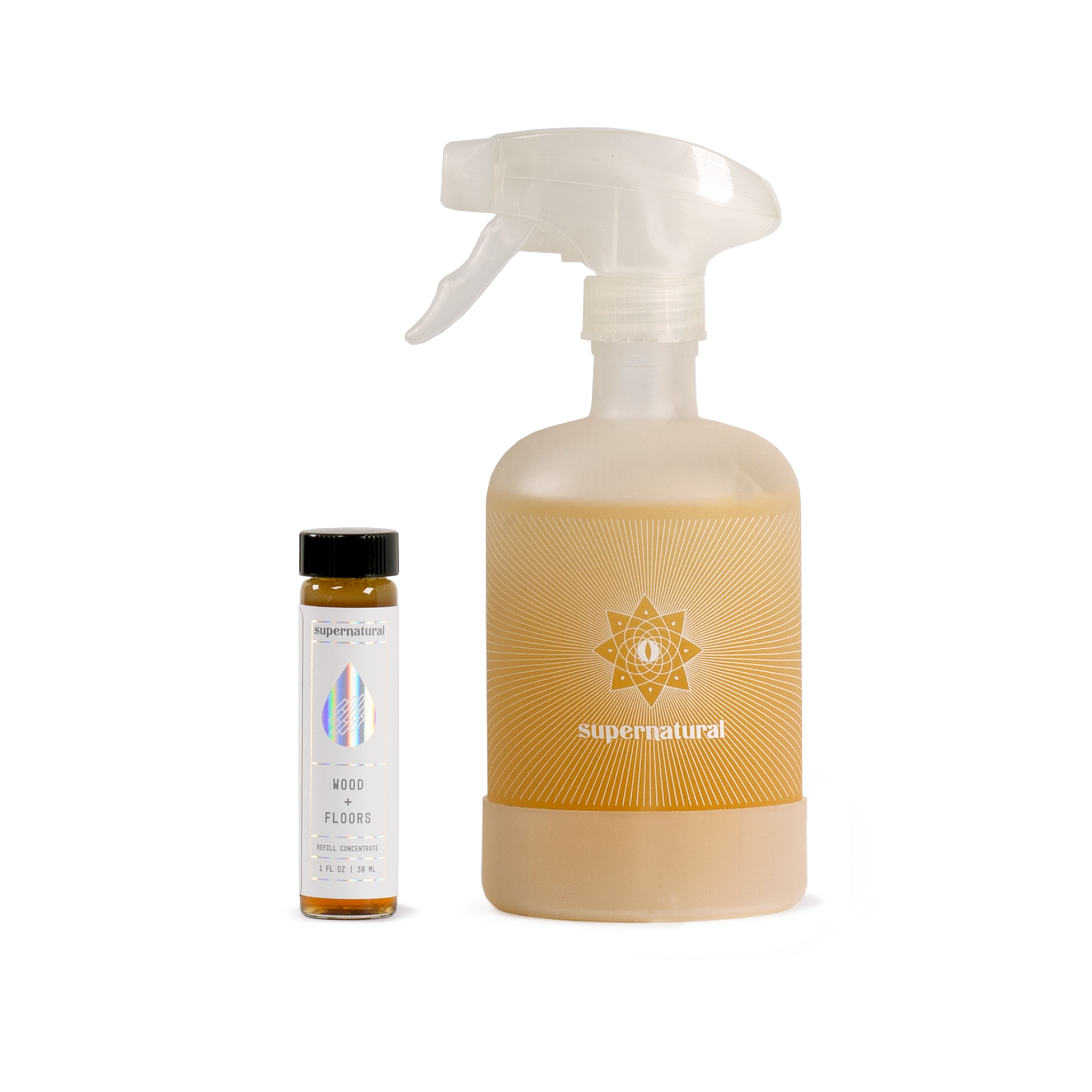 Wood + Floors Cleaning Concentrate by supernatural - Non-toxic, SLOW rated product free from harmful chemicals