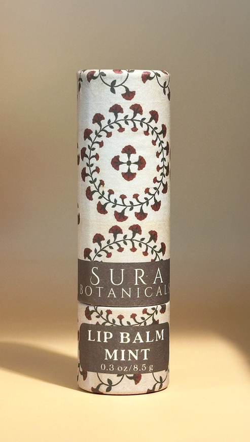 Sweet Mint Lip Balm by SURA BOTANICALS - Non-toxic Lip Balms product rated SLOW by Million Marker, free from BPA, phthalates, and parabens