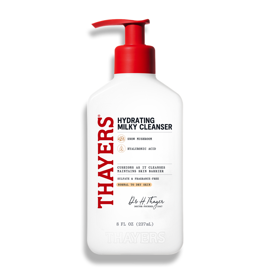 Hydrating Milky Cleanser by THAYERS - Non-toxic, STOP rated product free from harmful chemicals