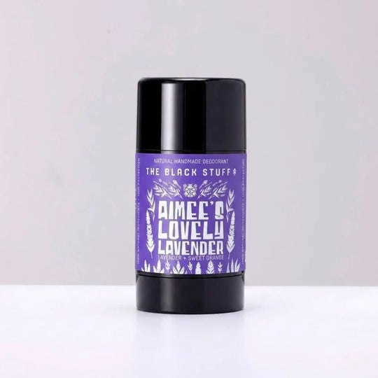 Natural Handmade Deodorant - Aimee's Lovely Lavender by THE BLACK STUFF - Non-toxic Deodorants product rated SLOW by Million Marker, free from BPA, phthalates, and parabens