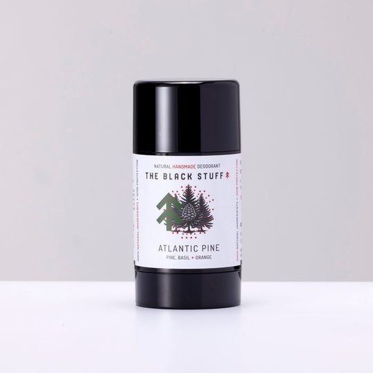 Natural Handmade Deodorant - Atlantic Pine by THE BLACK STUFF - Non-toxic Deodorants product rated SLOW by Million Marker, free from BPA, phthalates, and parabens