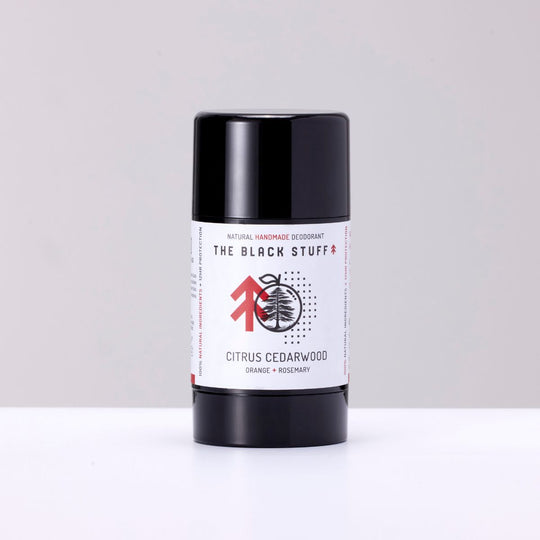 Natural Handmade Deodorant - Citrus Cedarwood by THE BLACK STUFF - Non-toxic, SLOW rated product free from harmful chemicals