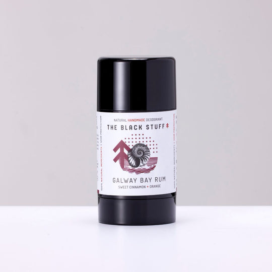 Natural Handmade Deodorant - Galway Bay Rum by THE BLACK STUFF - Non-toxic, SLOW rated product free from harmful chemicals