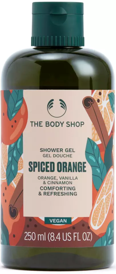Shower Gel – Spiced Orange by The Body Shop - Non-toxic, STOP rated product free from harmful chemicals