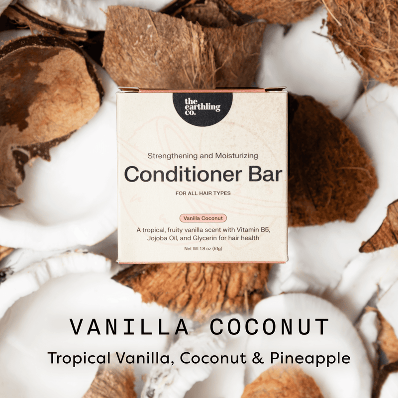 Conditioner Bar – Vanilla Coconut by the earthling co. - Non-toxic, SLOW rated product free from harmful chemicals