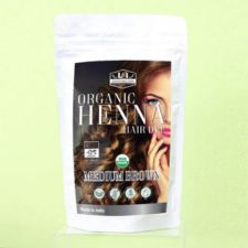Organic Medium Brown Henna Hair Dye by The Henna Guys - Non-toxic, GO rated product free from harmful chemicals