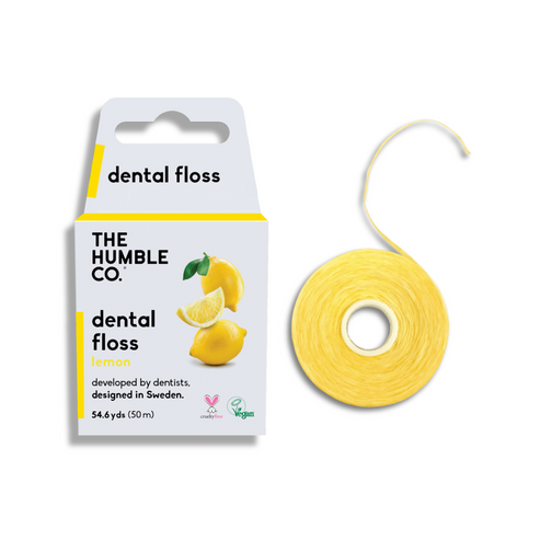 Dental Floss – Lemon by THE HUMBLE CO. - Non-toxic, STOP rated product free from harmful chemicals