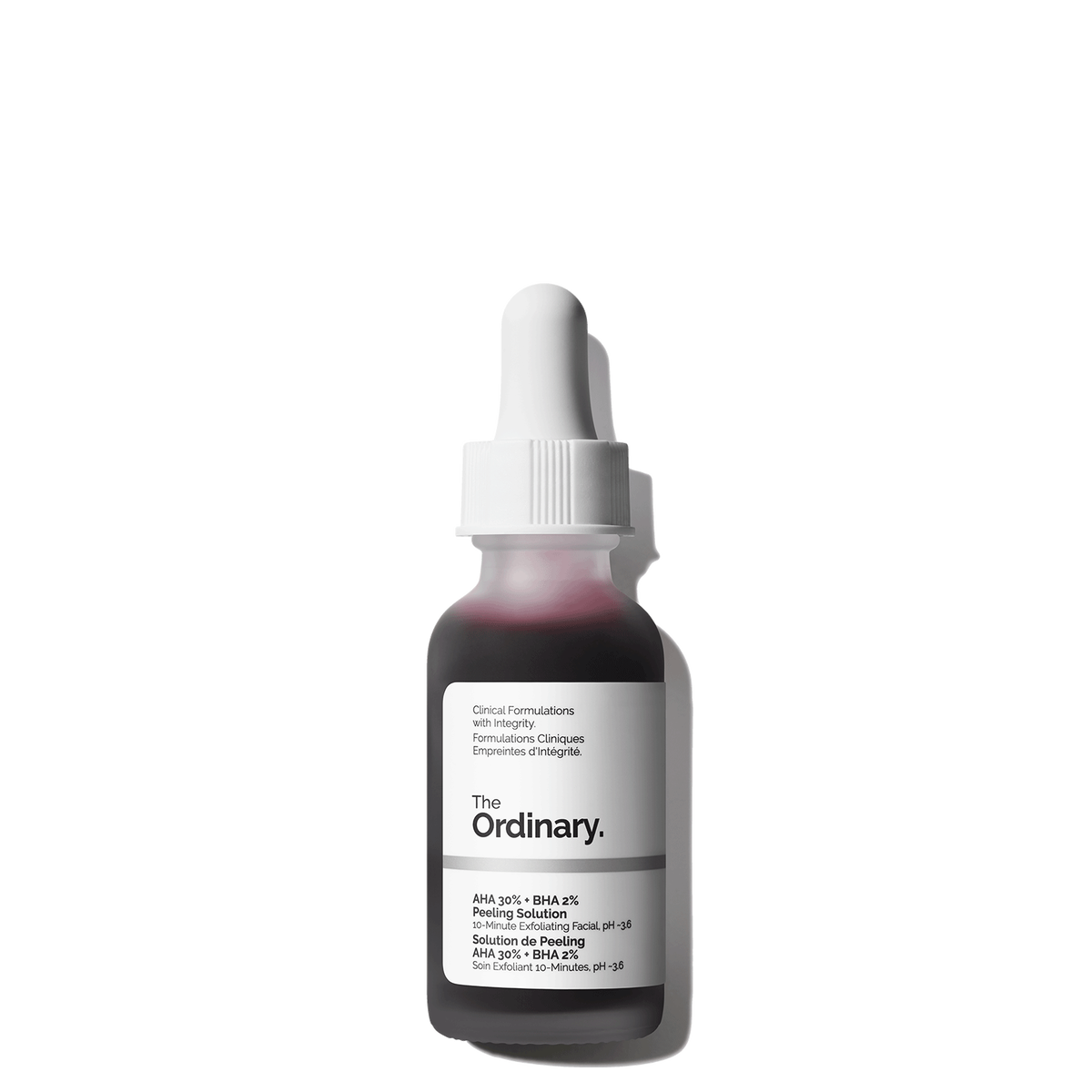 AHA 30% + BHA (2%) Peeling Solution by The Ordinary. - Non-toxic Facial Care product rated SLOW by Million Marker, free from BPA, phthalates, and parabens