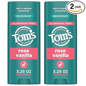 Aluminum Free Deodorant – Rose Vanilla by THE ORIGINAL Tom's OF MAINE - Non-toxic Deodorants product rated SLOW by Million Marker, free from BPA, phthalates, and parabens