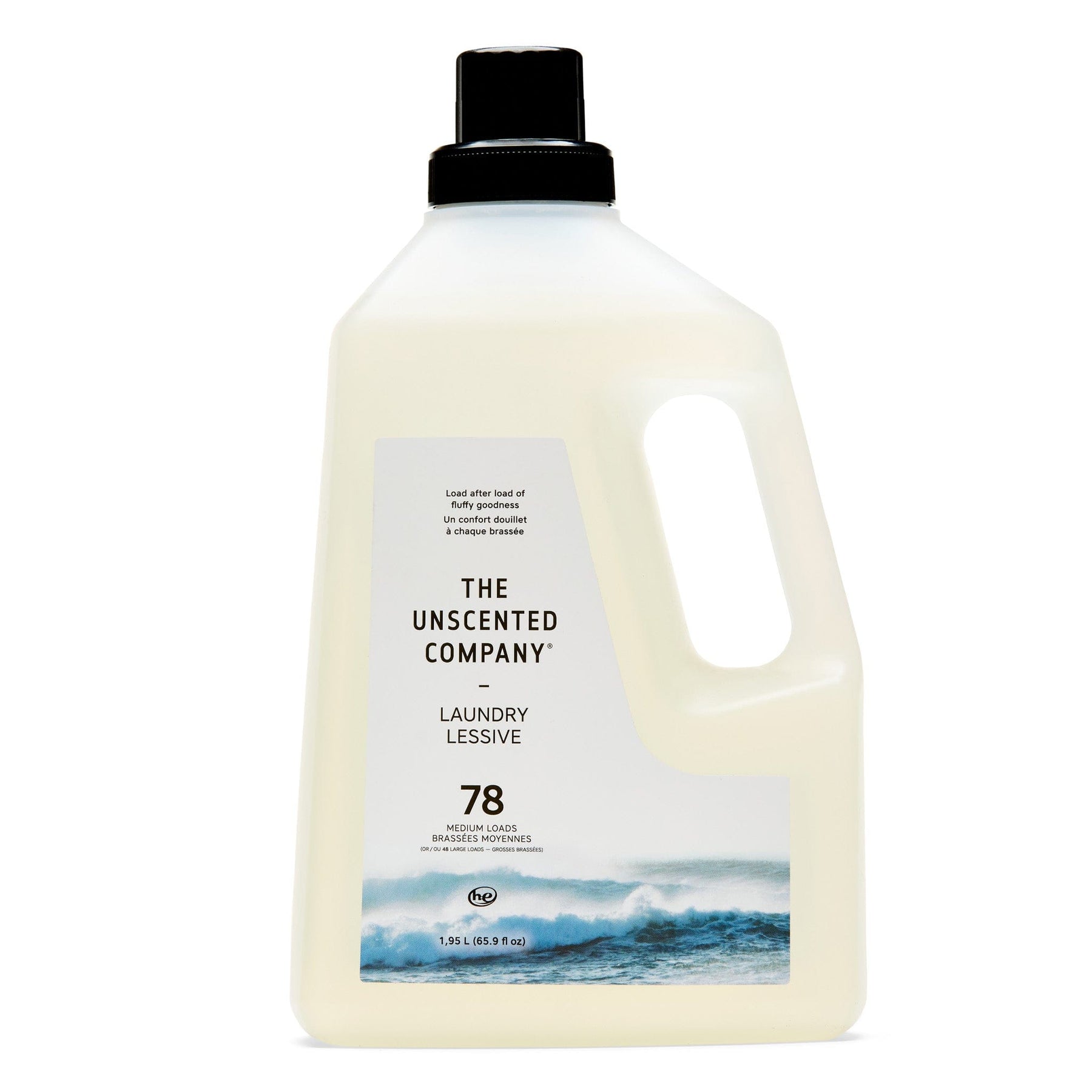 Liquid Laundry Detergent by THE UNSCENTED COMPANY - Non-toxic, SLOW rated product free from harmful chemicals