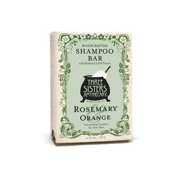 Clarifying Shampoo Bar - Rosemary & Orange by Three Sisters Apothecary - Non-toxic, SLOW rated product free from harmful chemicals