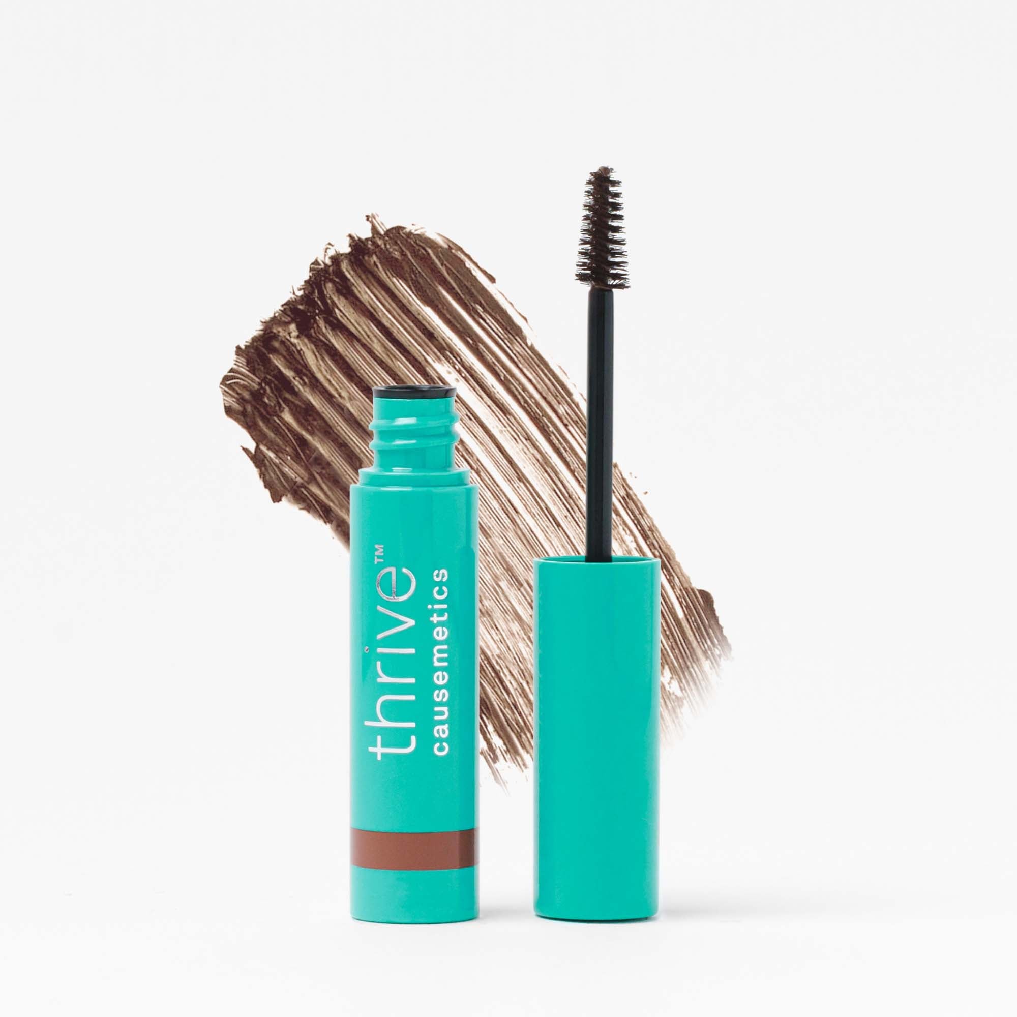 Instant Brow Fix Semi-Permanent Eyebrow Gel - Audrey (Medium Brown) by Thrive Causemetics - Non-toxic Cosmetics product rated SLOW by Million Marker, free from BPA, phthalates, and parabens