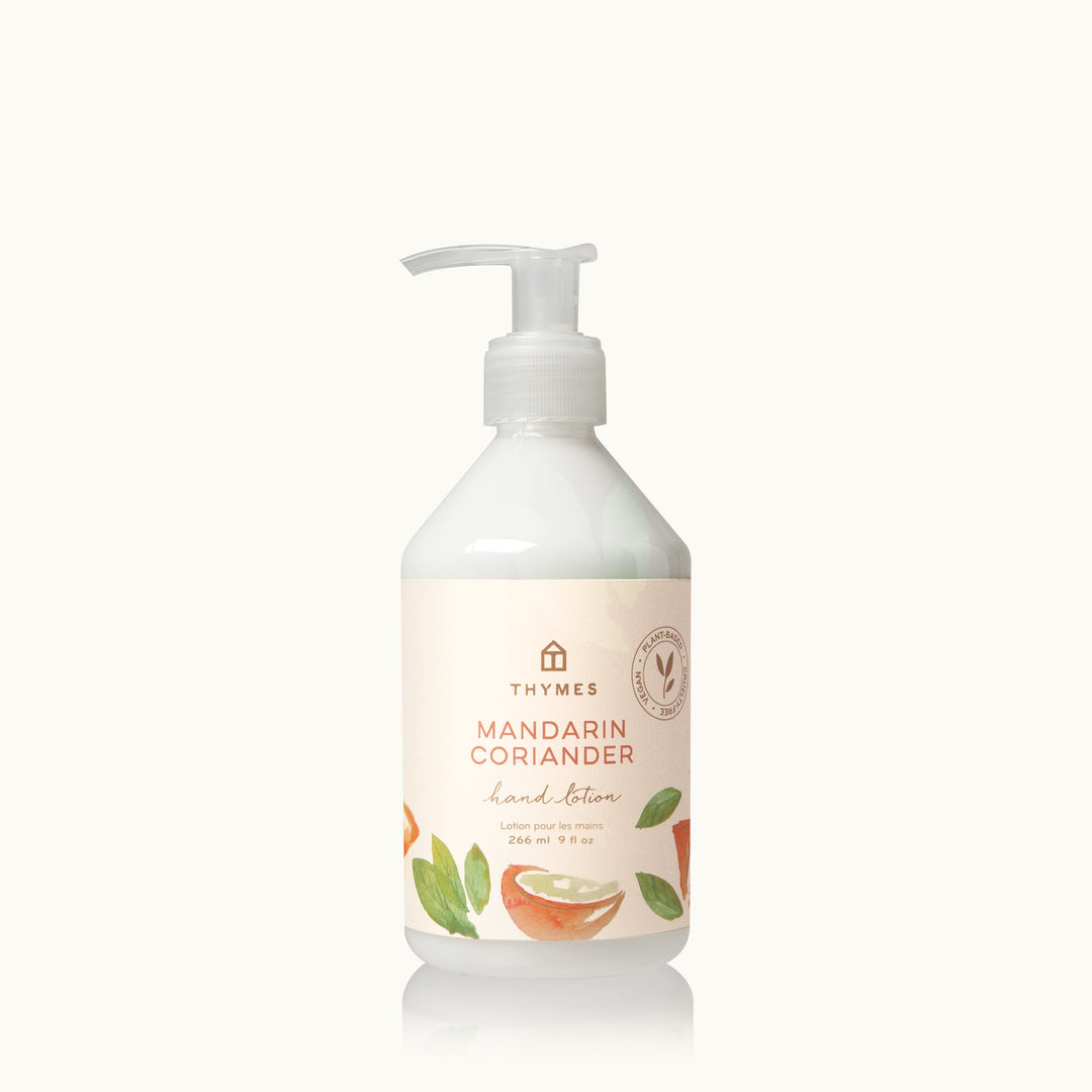 Mandarin Coriander Hand Lotion by THYMES - Non-toxic Body Oils, Butters + Lotions product rated STOP by Million Marker, free from BPA, phthalates, and parabens