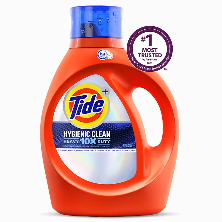 Hygienic Clean Heavy Duty Liquid Laundry Detergent – Original Scent by Tide - Non-toxic, STOP rated product free from harmful chemicals