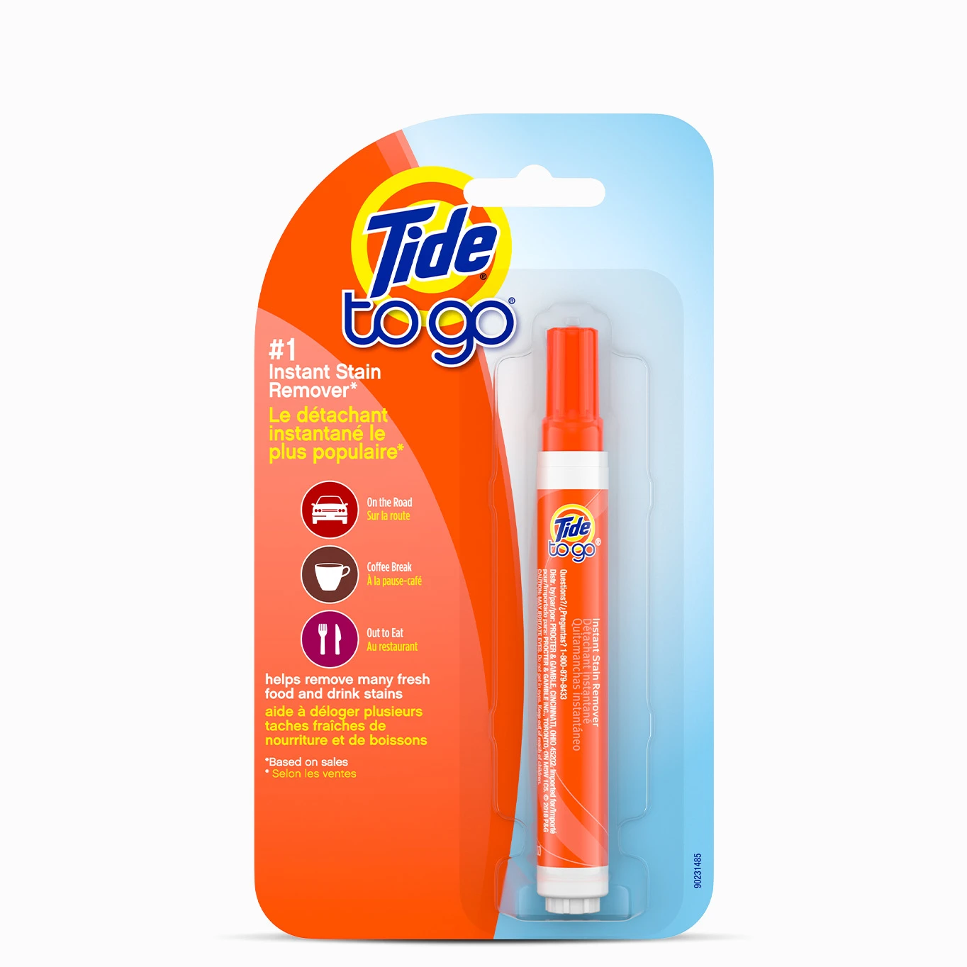 To Go Instant Stain Remover Pen by Tide - Non-toxic Household Cleaning Products product rated STOP by Million Marker, free from BPA, phthalates, and parabens
