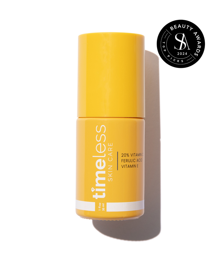 20% Vitamin C Ferulic Acid Vitamin E Serum by timeless SKIN CARE - Non-toxic, SLOW rated product free from harmful chemicals