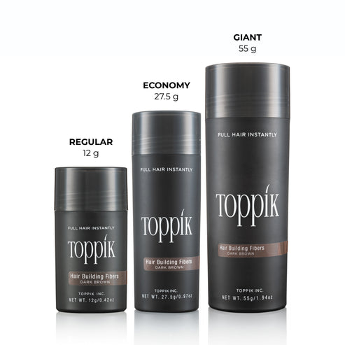 Hair Building Fibers by TOPPÍK - Non-toxic Hair Styling + Treatment product rated STOP by Million Marker, free from BPA, phthalates, and parabens