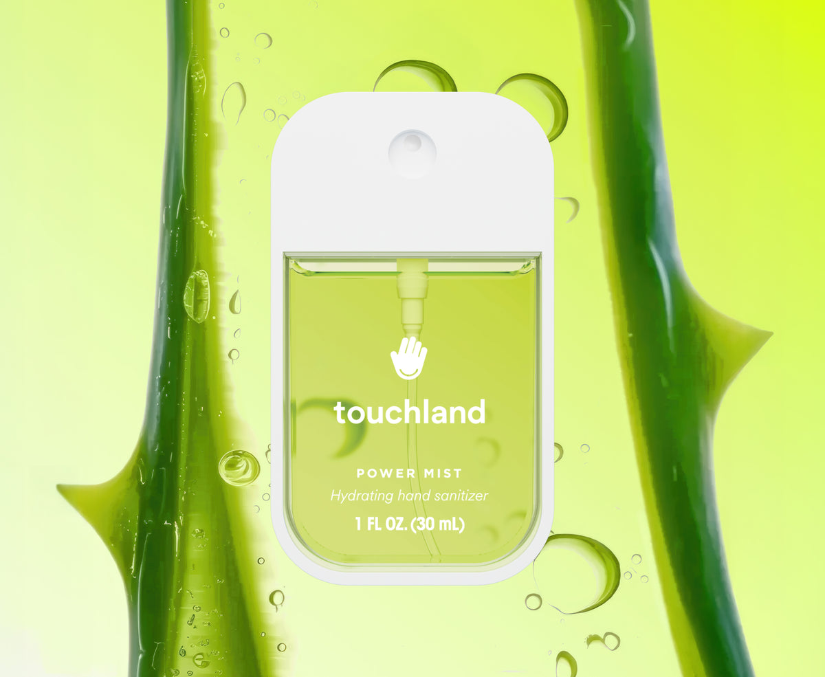 Power Mist Hydrating Hand Sanitizer – Aloe You by touchland - Non-toxic, STOP rated product free from harmful chemicals