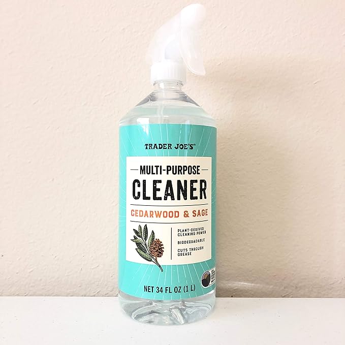 Multi-Purpose Cleaner - Cedarwood & Sage by TRADER JOE'S - Non-toxic Household Cleaning Products product rated SLOW by Million Marker, free from BPA, phthalates, and parabens