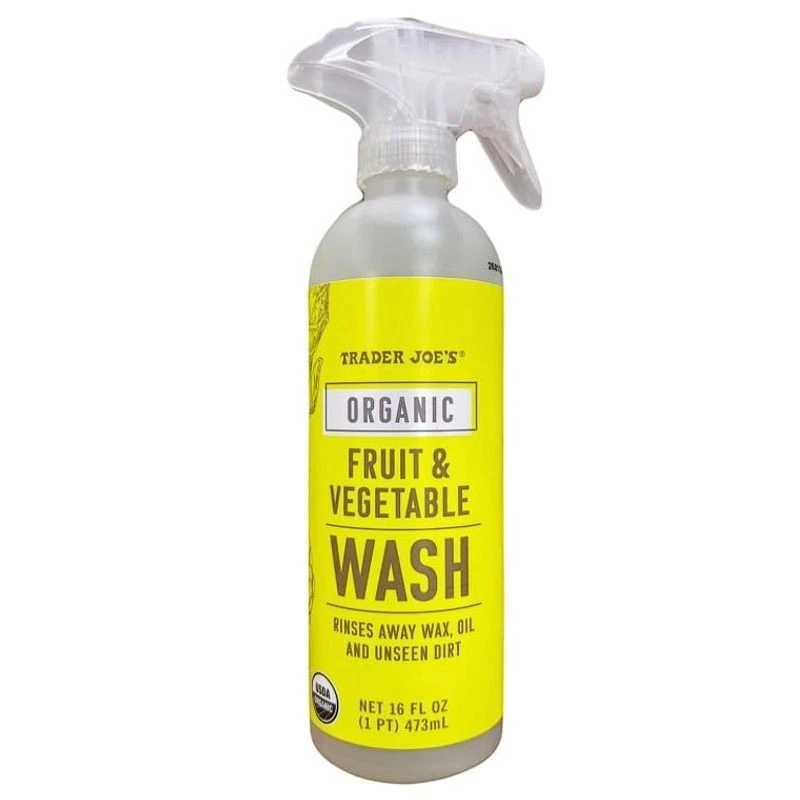 Organic Fruit & Vegetable Wash by TRADER JOE'S - Non-toxic Dish Soap + Detergent product rated GO by Million Marker, free from BPA, phthalates, and parabens