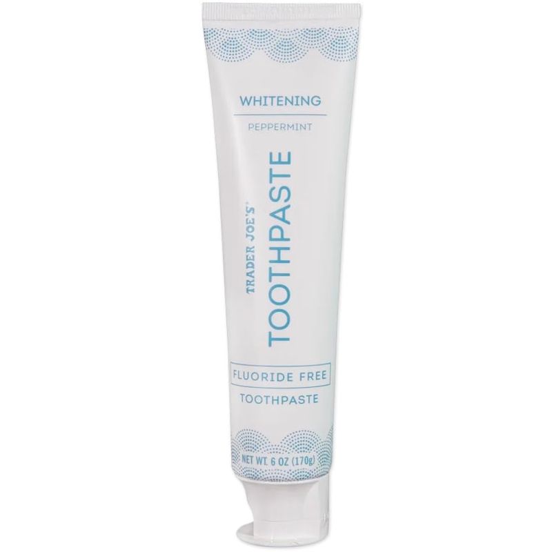Peppermint Fluoride Free Toothpaste by TRADER JOE'S - Non-toxic Oral Care product rated SLOW by Million Marker, free from BPA, phthalates, and parabens