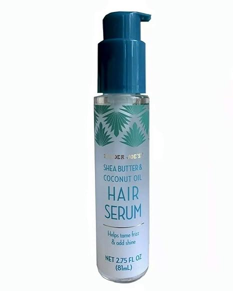 Shea Butter & Coconut Oil Hair Serum by TRADER JOE'S - Non-toxic, STOP rated product free from harmful chemicals
