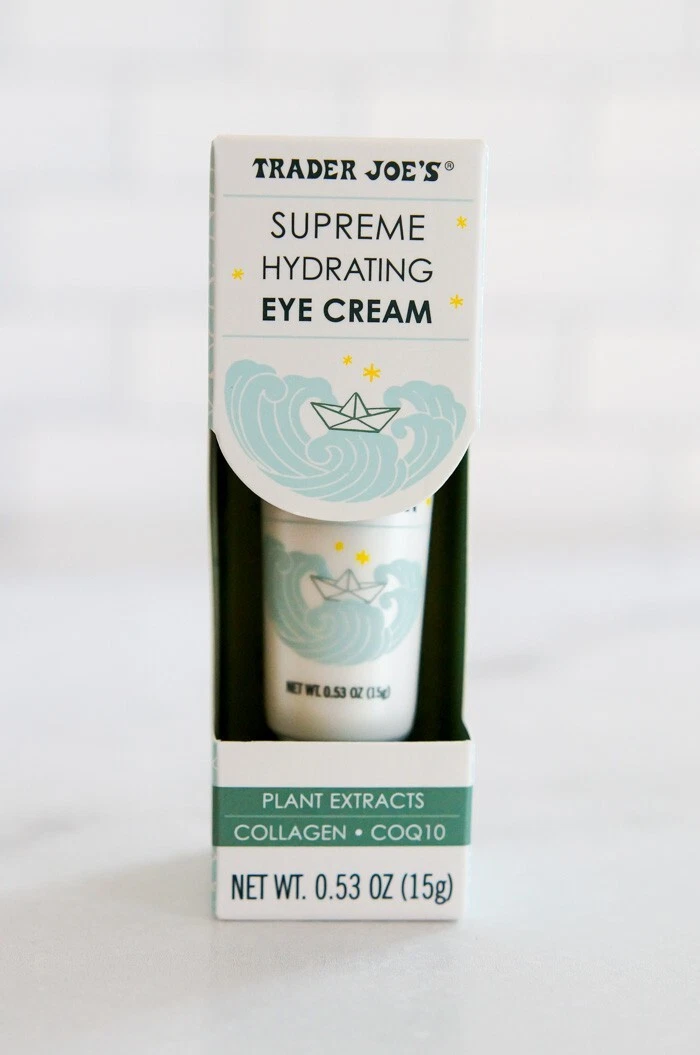 Supreme Hydrating Eye Cream by TRADER JOE'S - Non-toxic Facial Care product rated STOP by Million Marker, free from BPA, phthalates, and parabens
